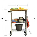 Hospital Moving Metal Utility Cart